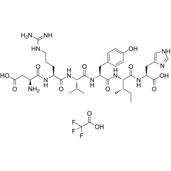 Angiotensin I/II (1-6) (TFA)